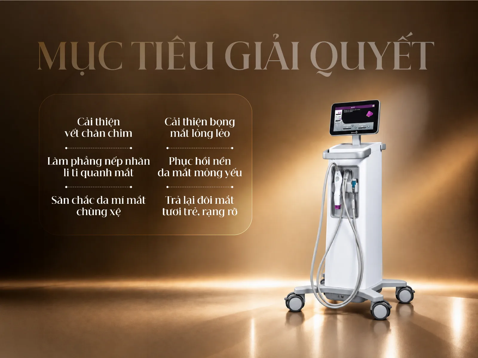 Trẻ hóa xóa nhăn vùng mắt