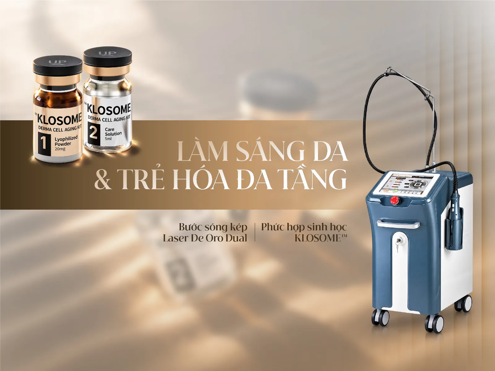 Làm sáng da và trẻ hóa đa tầng