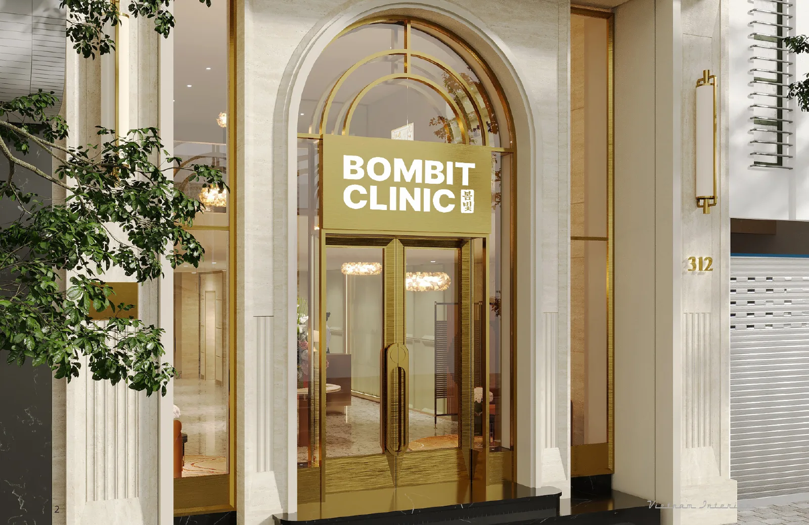 Không gian Bombit Clinic tại 312 Phố Huế, Hà Nội